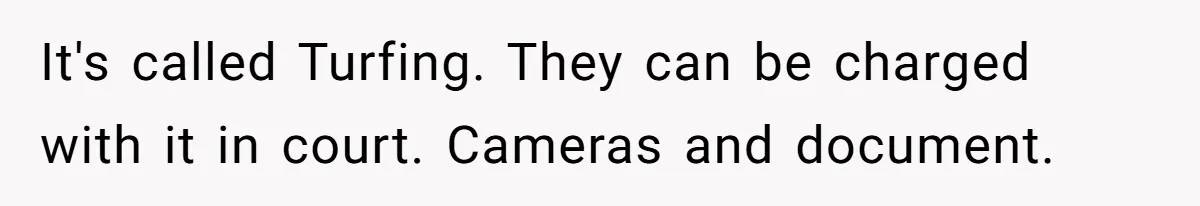 She Refused to Pay for Her Neighbor’s Fence, Then Faced Weekly Property Damage in Return It's called Turfing. They can be charged with it in court. Cameras and document.