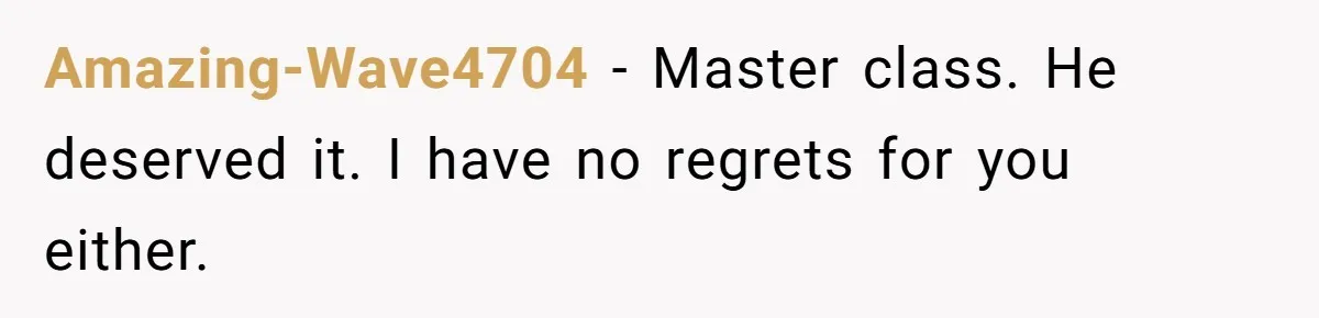 Woman Supports Partner And Family For Seven Years Before Facing Brutal Double Life Discovery Amazing-Wave4704 − Master class. He deserved it. I have no regrets for you either.