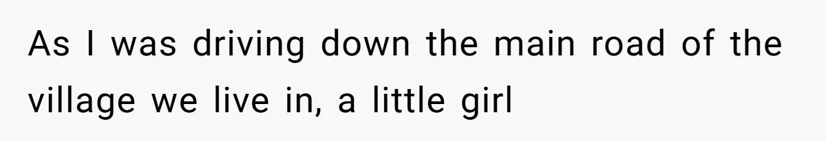 Partner Defends A Stressed Mother Against Her Boyfriends Harsh Reaction To A Dangerous Situation As I was driving down the main road of the village we live in, a little girl