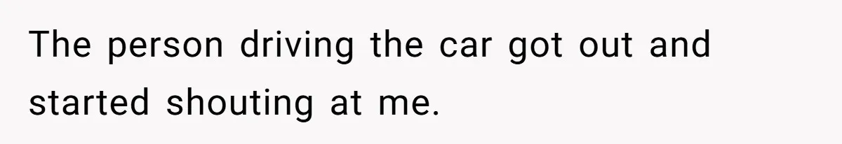 Partner Defends A Stressed Mother Against Her Boyfriends Harsh Reaction To A Dangerous Situation The person driving the car got out and started shouting at me.