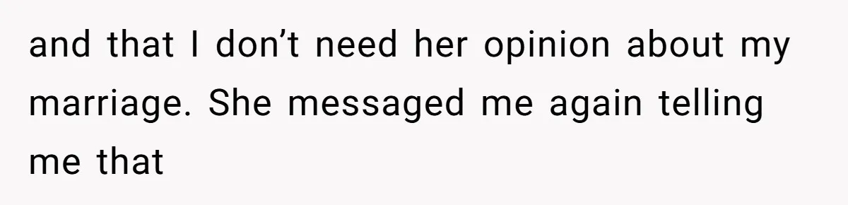 He Flew Across the Country to Help His Sister After Childbirth, Then Realized He’d Been Treated Like Unpaid Staff and that I don’t need her opinion about my marriage. She messaged me again telling me that