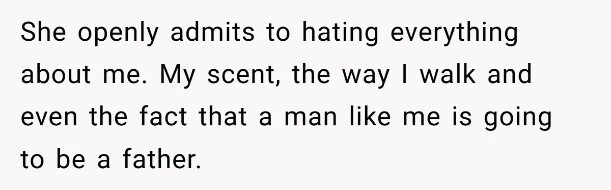 Pregnant Woman Strikes Her Provider In The Kitchen Over A Simple Dropped Sandwich She openly admits to hating everything about me. My scent, the way I walk and even the fact that a man like me is going to be a father.