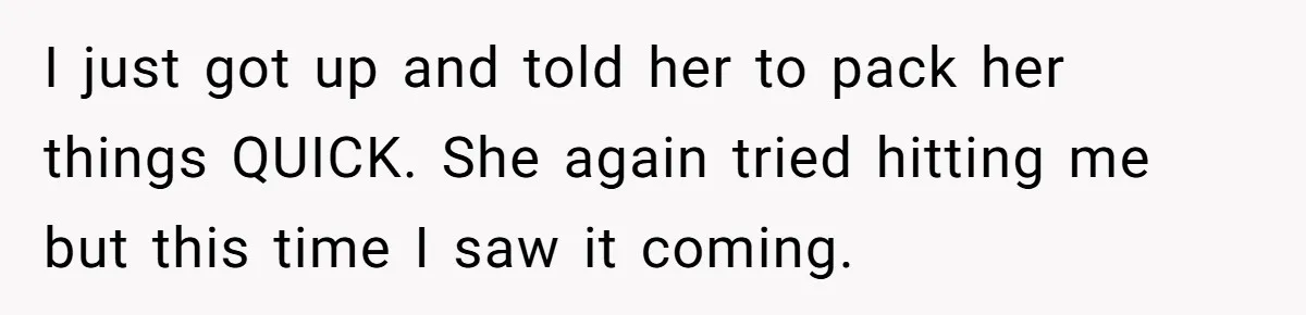 Pregnant Woman Strikes Her Provider In The Kitchen Over A Simple Dropped Sandwich I just got up and told her to pack her things QUICK. She again tried hitting me but this time I saw it coming.