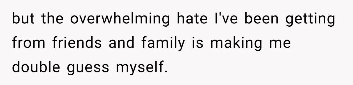 Pregnant Woman Strikes Her Provider In The Kitchen Over A Simple Dropped Sandwich but the overwhelming hate I've been getting from friends and family is making me double guess myself.