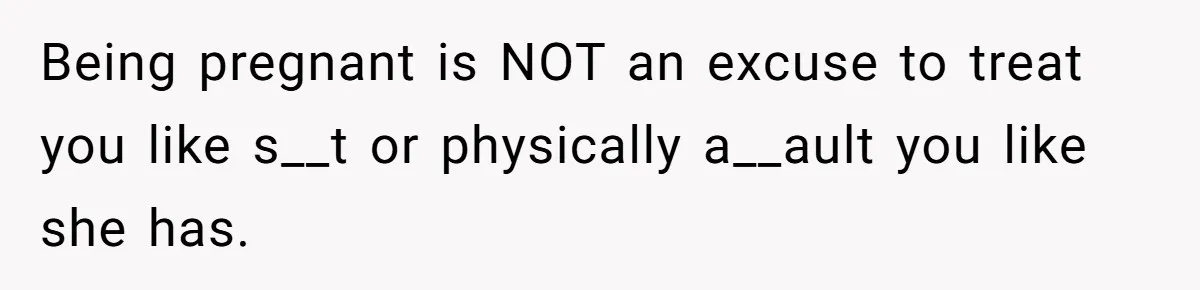 Pregnant Woman Strikes Her Provider In The Kitchen Over A Simple Dropped Sandwich Being pregnant is NOT an excuse to treat you like s__t or physically a__ault you like she has.