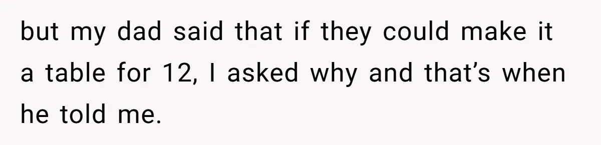 Teen Refuses To Cover Expensive Bill After Father Invites Freeloading Relatives To Sister Celebration Dinner but my dad said that if they could make it a table for 12, I asked why and that’s when he told me.