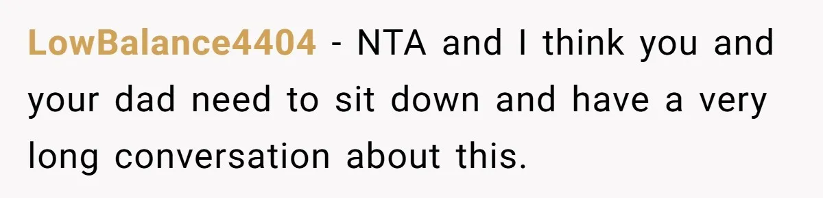 Teen Refuses To Cover Expensive Bill After Father Invites Freeloading Relatives To Sister Celebration Dinner LowBalance4404 − NTA and I think you and your dad need to sit down and have a very long conversation about this.