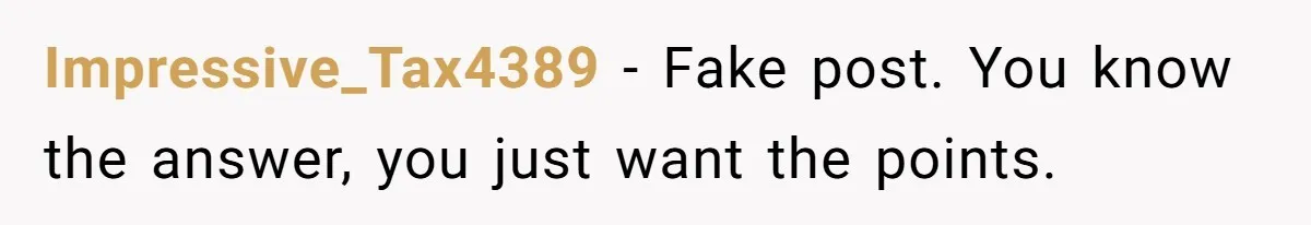 He Won Premium Blue Jays Tickets at a Work Party, Then a Co-Worker Tried to Take Them From Him Impressive_Tax4389 − Fake post. You know the answer, you just want the points.