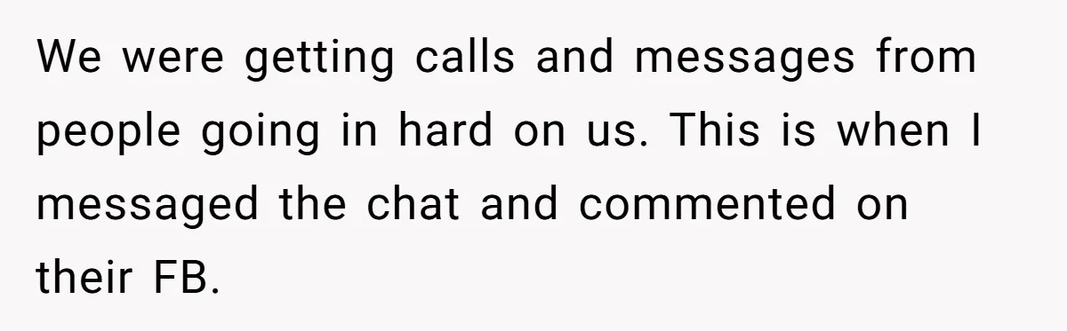 They Demanded Family Pay for Their Son’s Treatment While Keeping Luxury Vacations and a Debt-Free House We were getting calls and messages from people going in hard on us. This is when I messaged the chat and commented on their FB.
