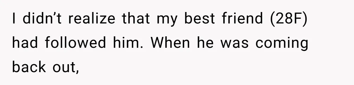Wife's Best Friend Follows Loyal Husband Inside During Backyard Party And Forces Unexpected Kiss I didn’t realize that my best friend (28F) had followed him. When he was coming back out,