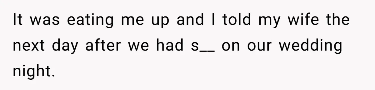 Wife's Best Friend Follows Loyal Husband Inside During Backyard Party And Forces Unexpected Kiss It was eating me up and I told my wife the next day after we had s__ on our wedding night.