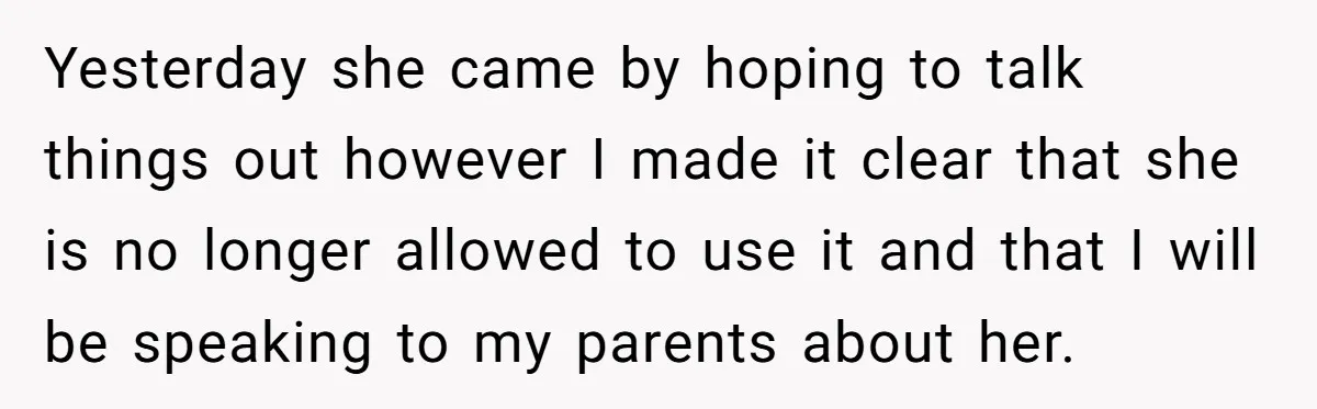 Man Revokes His Aunt Access To Shared Family Dock After Kids Take Boat During Unsupervised Moment Yesterday she came by hoping to talk things out however I made it clear that she is no longer allowed to use it and that I will be speaking to...