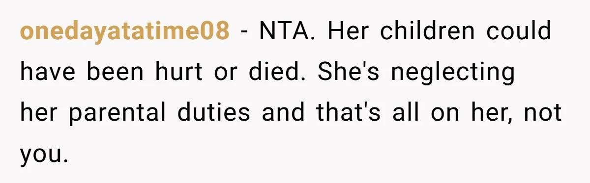 Man Revokes His Aunt Access To Shared Family Dock After Kids Take Boat During Unsupervised Moment onedayatatime08 − NTA. Her children could have been hurt or died. She's neglecting her parental duties and that's all on her, not you.