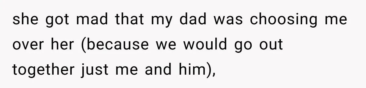 Expectant Mother Bars Fathers Wife From Newborn After Tense Naming Dispute Explodes she got mad that my dad was choosing me over her (because we would go out together just me and him),