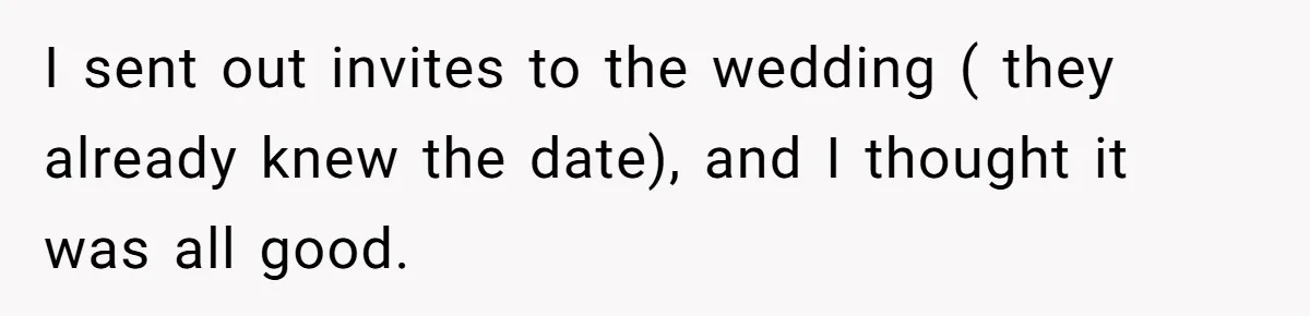 His Kids Boycott His Wedding After He Refuses To Invite Grandma, Family Drama Explodes I sent out invites to the wedding ( they already knew the date), and I thought it was all good.