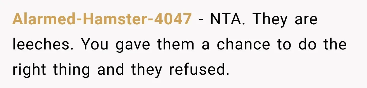 The High-Altitude Heist: When "Family Discounts" Turn Into a $7,000 Family Feud Alarmed-Hamster-4047 − NTA. They are leeches. You gave them a chance to do the right thing and they refused.