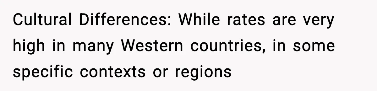 Pregnant Woman Wants Husband In Delivery Room, He Refuses And Says It’s “Not A Thing” Cultural Differences: While rates are very high in many Western countries, in some specific contexts or regions