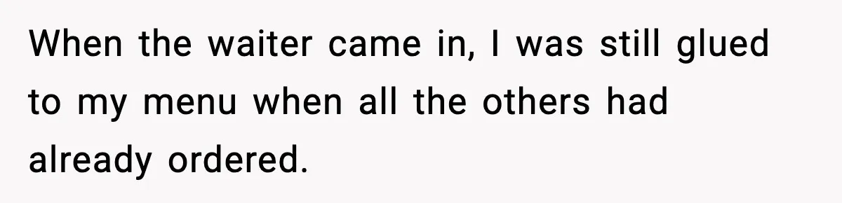 Employee Orders Only Vegetarian Option, Gets Accused Of Triggering Boss’s Daughter’s Eating Disorder When the waiter came in, I was still glued to my menu when all the others had already ordered.