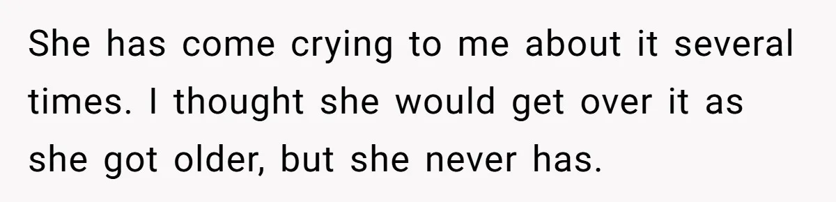 Mother Lets Daughter Get Lip Injections At 17, Now Ex-Husband Wants To Limit Her Visitation She has come crying to me about it several times. I thought she would get over it as she got older, but she never has.