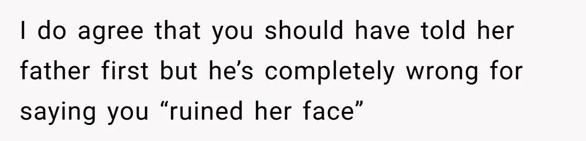 Mother Lets Daughter Get Lip Injections At 17, Now Ex-Husband Wants To Limit Her Visitation I do agree that you should have told her father first but he’s completely wrong for saying you “ruined her face”