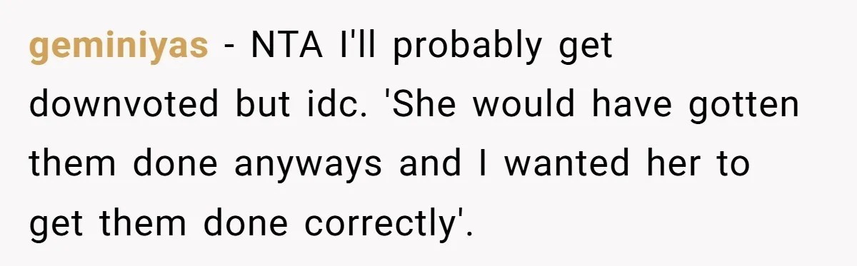 Mother Lets Daughter Get Lip Injections At 17, Now Ex-Husband Wants To Limit Her Visitation geminiyas − NTA I'll probably get downvoted but idc. 'She would have gotten them done anyways and I wanted her to get them done correctly'.