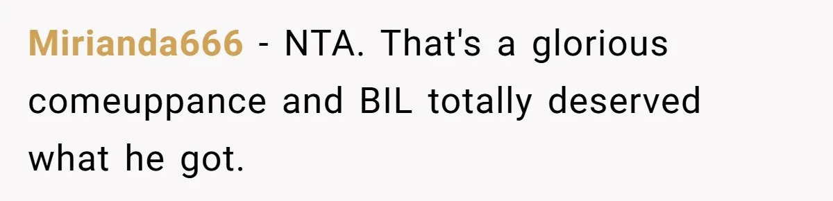 Sister-In-Law Lets Her Friend Publicly Humiliate BIL Over Stock Advice, Husband Thinks She’s To Blame Mirianda666 − NTA. That's a glorious comeuppance and BIL totally deserved what he got.