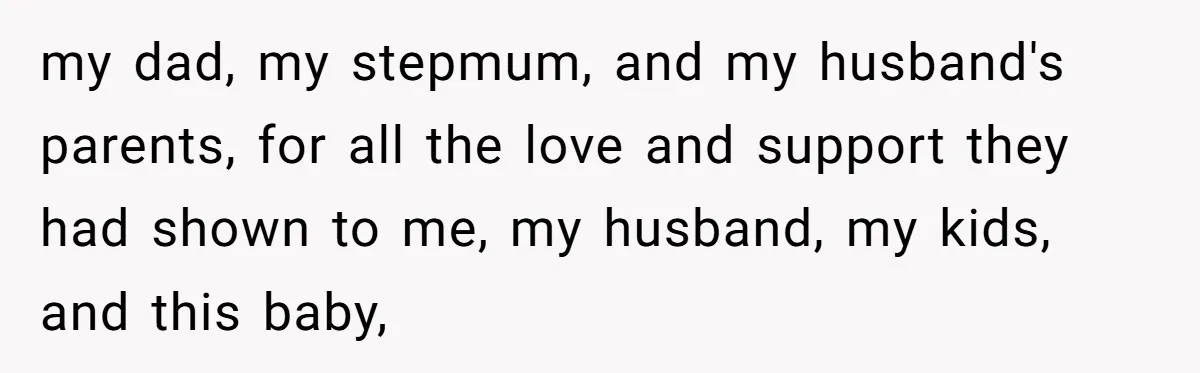 Woman Refuses To Let Her Mother Claim ‘Grandmother’ Title On Social Media my dad, my stepmum, and my husband's parents, for all the love and support they had shown to me, my husband, my kids, and this baby,