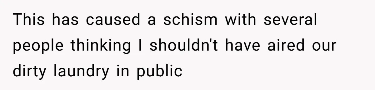 Woman Refuses To Let Her Mother Claim ‘Grandmother’ Title On Social Media This has caused a schism with several people thinking I shouldn't have aired our dirty laundry in public