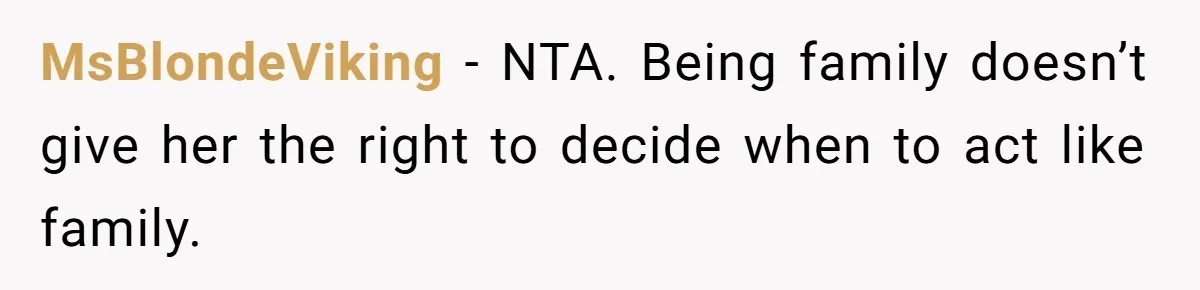 Woman Refuses To Let Her Mother Claim ‘Grandmother’ Title On Social Media MsBlondeViking − NTA. Being family doesn’t give her the right to decide when to act like family.
