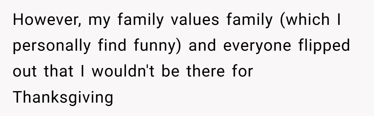 Sister Constantly Corrects Her Pronouns, She Finally Snaps And Gets Kicked Out However, my family values family (which I personally find funny) and everyone flipped out that I wouldn't be there for Thanksgiving