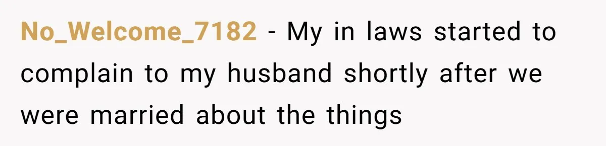 Man Takes His Fiancé And the Turkey After Mom Criticizes Her For Not Cooking No_Welcome_7182 − My in laws started to complain to my husband shortly after we were married about the things