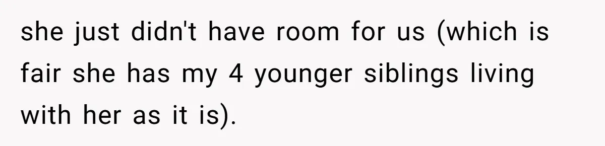 They Threw Away a Newborn’s Formula, Then Told His Mother She Was “Overreacting” she just didn't have room for us (which is fair she has my 4 younger siblings living with her as it is).
