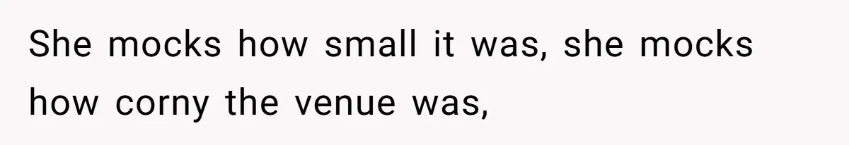 Cousin Keeps Insulting Her Wedding, She Fires Back With ‘At Least I’m Still Married’ She mocks how small it was, she mocks how corny the venue was,