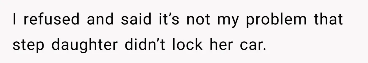 Husband Refuses To Sell His Prized Vintage Car Despite A Sudden Family Safety Crisis I refused and said it’s not my problem that step daughter didn’t lock her car.