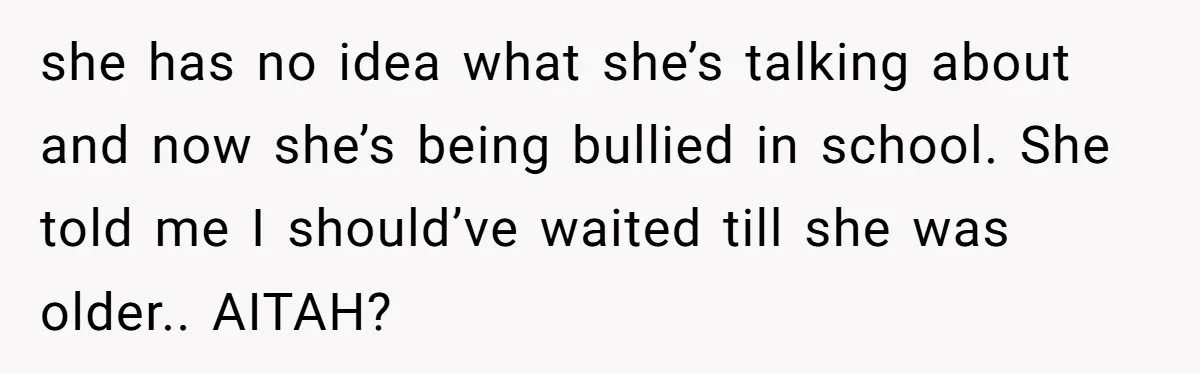 He Taught His Daughter Arabic to Honor Her Roots, Then She Got Bullied and His Wife Blamed Him she has no idea what she’s talking about and now she’s being bullied in school. She told me I should’ve waited till she was older.. AITAH?