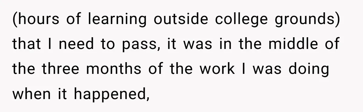 A Man Wouldn’t Let His Nephew Sleep Over Netflix, So the Nephew Finally Drew the Line (hours of learning outside college grounds) that I need to pass, it was in the middle of the three months of the work I was doing when it happened,
