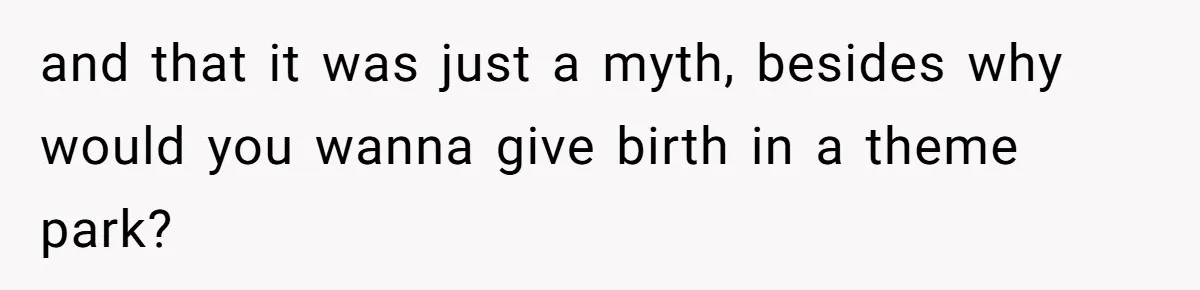 Sister Labeled "Horrible Aunt" For Debunking The Disneyland Lifetime Pass Conspiracy and that it was just a myth, besides why would you wanna give birth in a theme park?