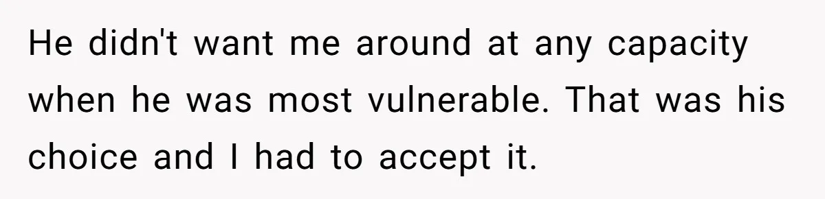 Ex Wants To Get Back Together After His Mom’s Death, She’s Not Having It He didn't want me around at any capacity when he was most vulnerable. That was his choice and I had to accept it.