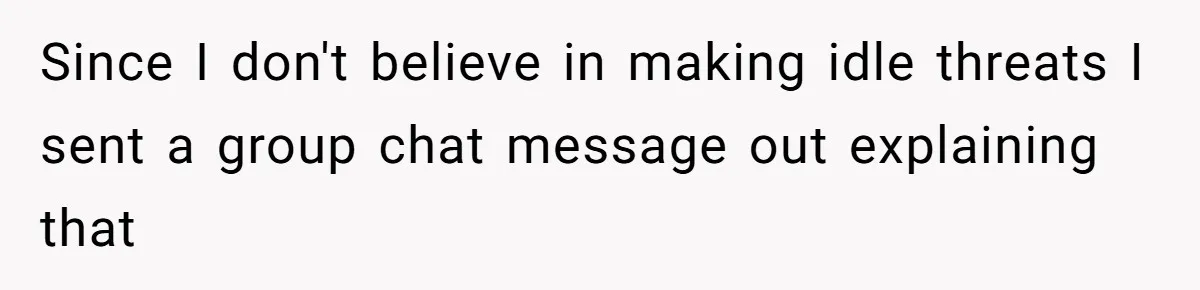 He Bought His Twins Cars for Their 18th Birthday, Then His Family Demanded the Money Instead Since I don't believe in making idle threats I sent a group chat message out explaining that