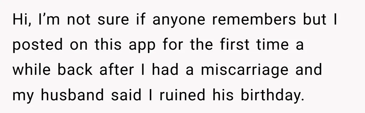 She Left After Her Husband Choked Her, Then He Died, and Now She’s Carrying the Weight of It All Hi, I’m not sure if anyone remembers but I posted on this app for the first time a while back after I had a miscarriage and my husband said I...