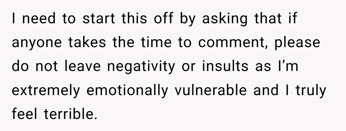 She Left After Her Husband Choked Her, Then He Died, and Now She’s Carrying the Weight of It All I need to start this off by asking that if anyone takes the time to comment, please do not leave negativity or insults as I’m extremely emotionally vulnerable and I...