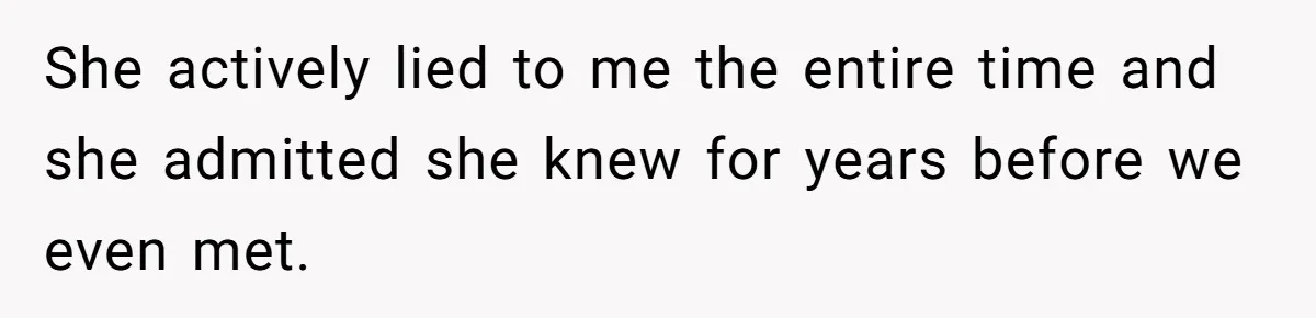 Woman Refuses To Celebrate Her Sister’s Coming Out After She Destroyed A Relationship She actively lied to me the entire time and she admitted she knew for years before we even met.