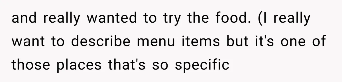 Woman Blocks Man After He Tries To “Test” Her With A $500 Dinner and really wanted to try the food. (I really want to describe menu items but it's one of those places that's so specific
