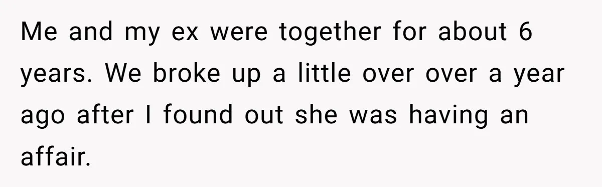 Dad Finds It Incredibly Difficult To Tell 3-Year-Old Son What Happened To His Mom Me and my ex were together for about 6 years. We broke up a little over over a year ago after I found out she was having an affair.