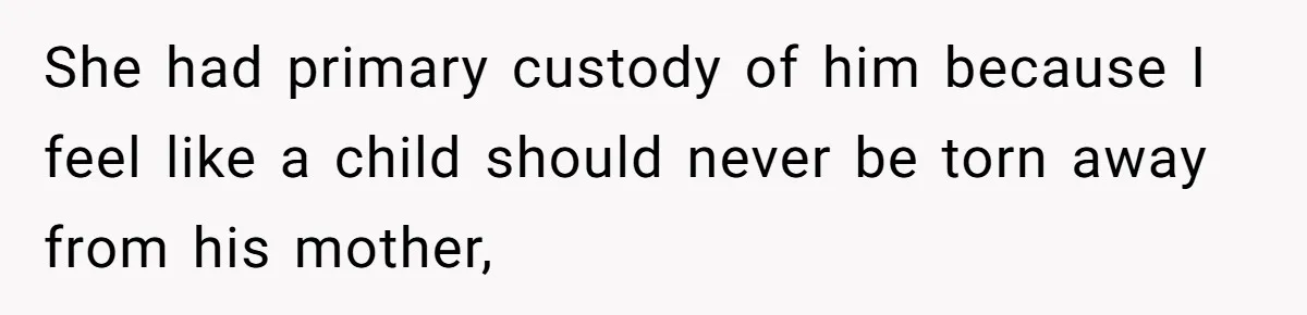 Dad Finds It Incredibly Difficult To Tell 3-Year-Old Son What Happened To His Mom She had primary custody of him because I feel like a child should never be torn away from his mother,