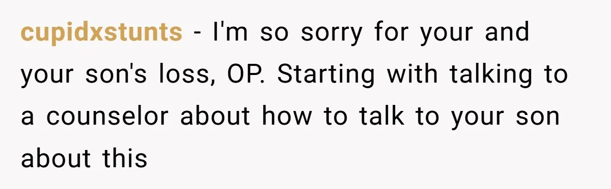 Dad Finds It Incredibly Difficult To Tell 3-Year-Old Son What Happened To His Mom cupidxstunts − I'm so sorry for your and your son's loss, OP. Starting with talking to a counselor about how to talk to your son about this