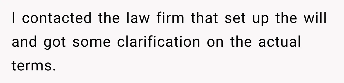 Father Refuses To Give Trans Daughter Inherited Ring, Believing She Transitioned For The Inheritance I contacted the law firm that set up the will and got some clarification on the actual terms.