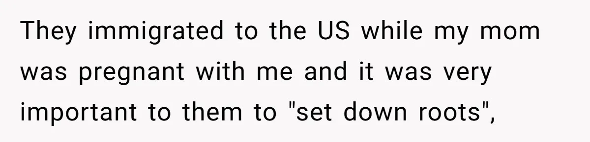 Father Refuses To Give Trans Daughter Inherited Ring, Believing She Transitioned For The Inheritance They immigrated to the US while my mom was pregnant with me and it was very important to them to "set down roots",