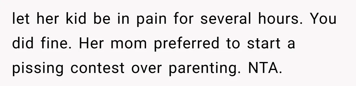 Woman Helps Stepdaughter Through Her First Period, But Her Mom Calls It "Trying To Be The Better Parent" let her kid be in pain for several hours. You did fine. Her mom preferred to start a pissing contest over parenting. NTA.