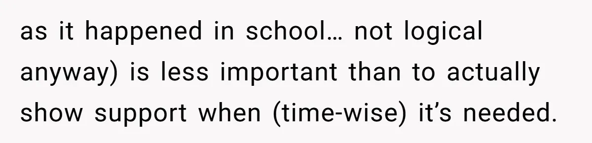 Woman Helps Stepdaughter Through Her First Period, But Her Mom Calls It "Trying To Be The Better Parent" as it happened in school… not logical anyway) is less important than to actually show support when (time-wise) it’s needed.
